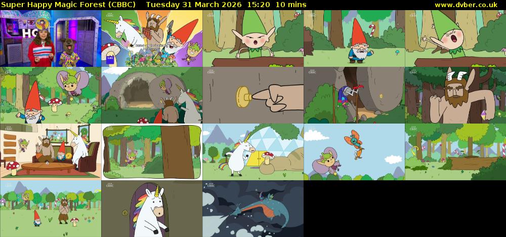 Super Happy Magic Forest (CBBC) Tuesday 31 March 2026 15:20 - 15:30