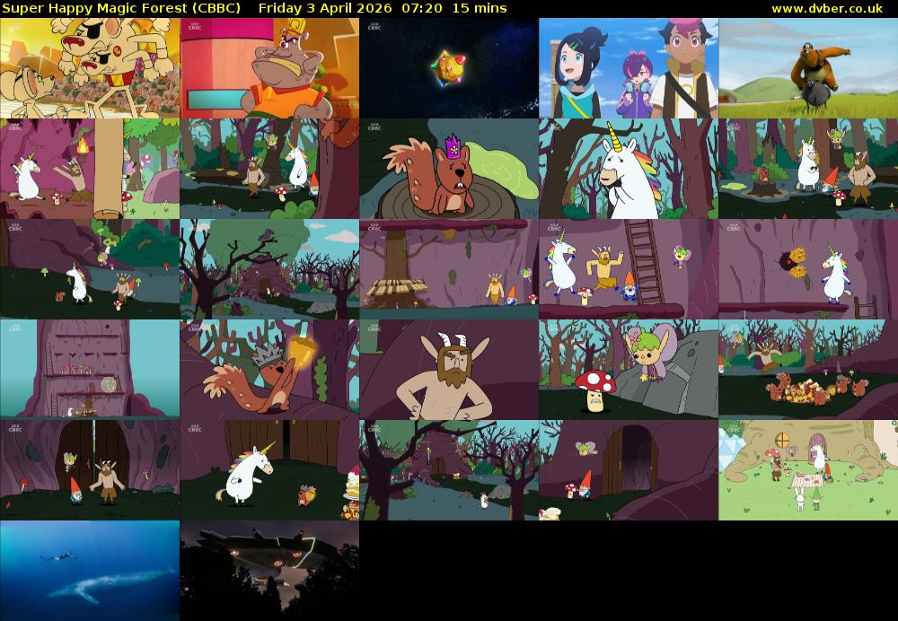 Super Happy Magic Forest (CBBC) Friday 3 April 2026 07:20 - 07:35