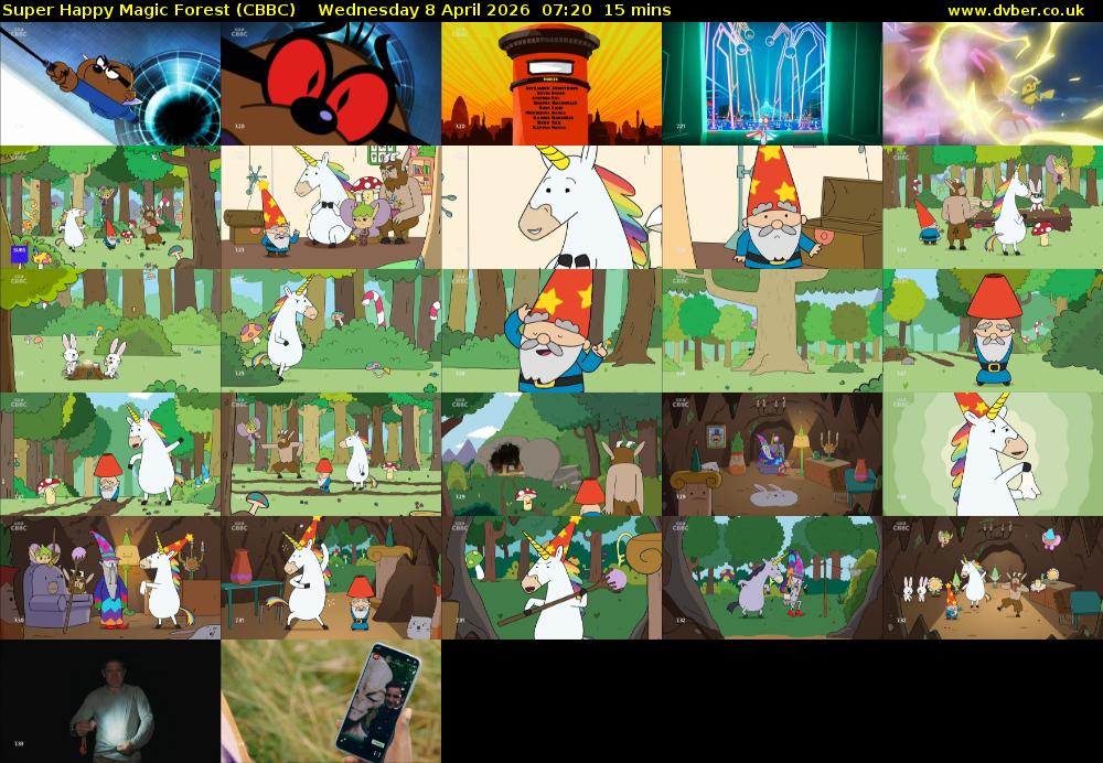 Super Happy Magic Forest (CBBC) Wednesday 8 April 2026 07:20 - 07:35