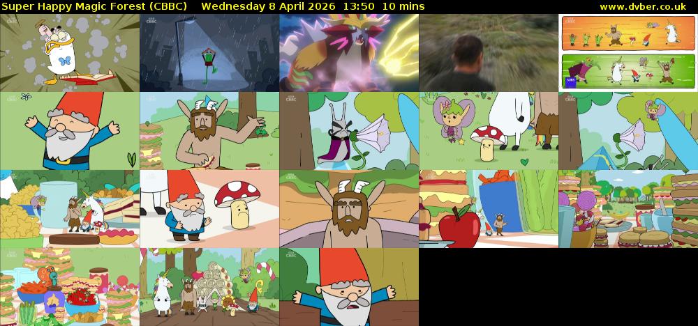 Super Happy Magic Forest (CBBC) Wednesday 8 April 2026 13:50 - 14:00