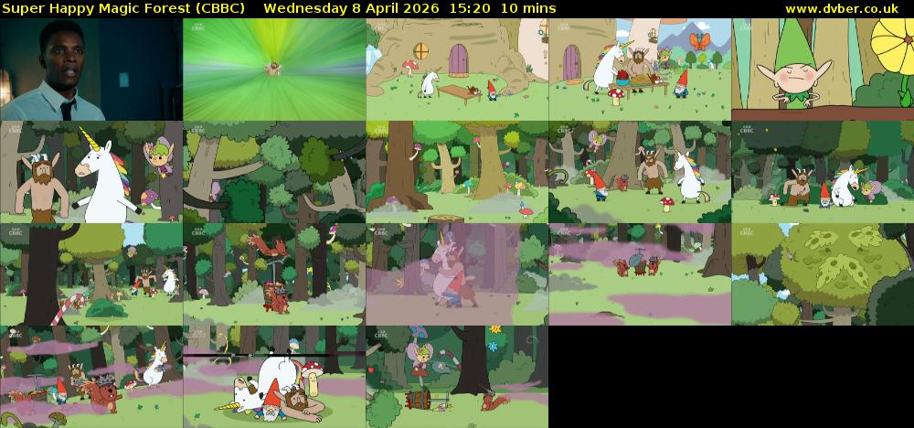 Super Happy Magic Forest (CBBC) Wednesday 8 April 2026 15:20 - 15:30
