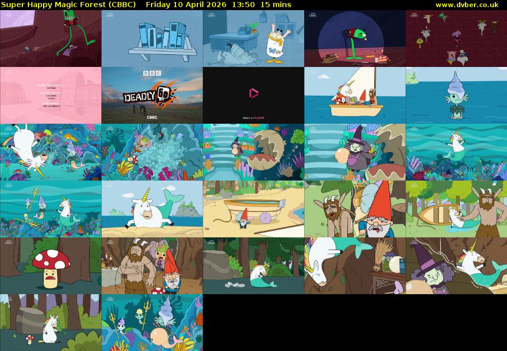 Super Happy Magic Forest (CBBC) Friday 10 April 2026 13:50 - 14:05