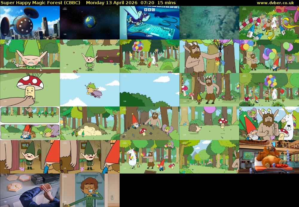 Super Happy Magic Forest (CBBC) Monday 13 April 2026 07:20 - 07:35