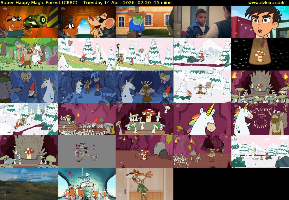 Super Happy Magic Forest (CBBC) Tuesday 14 April 2026 07:20 - 07:35