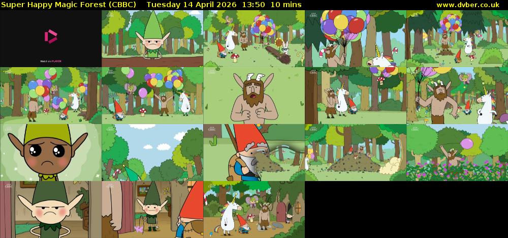 Super Happy Magic Forest (CBBC) Tuesday 14 April 2026 13:50 - 14:00