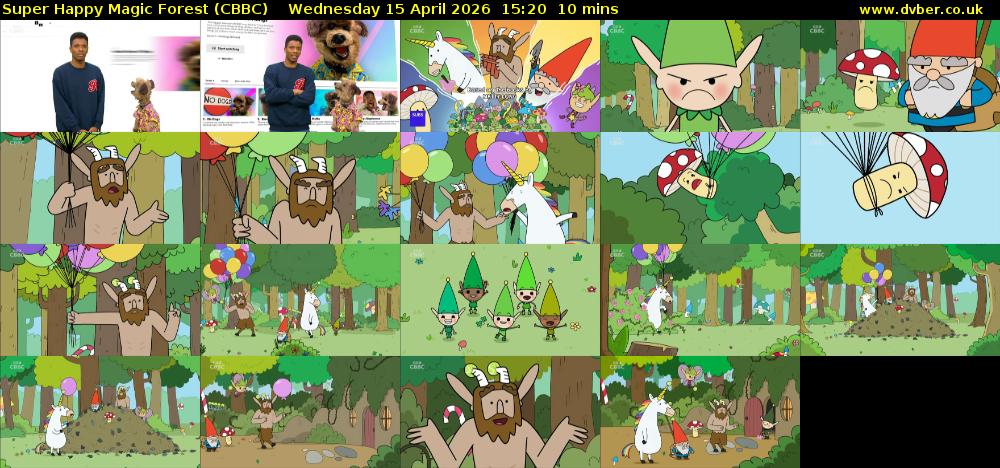 Super Happy Magic Forest (CBBC) Wednesday 15 April 2026 15:20 - 15:30