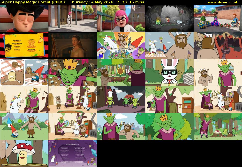 Super Happy Magic Forest (CBBC) Thursday 14 May 2026 15:20 - 15:35