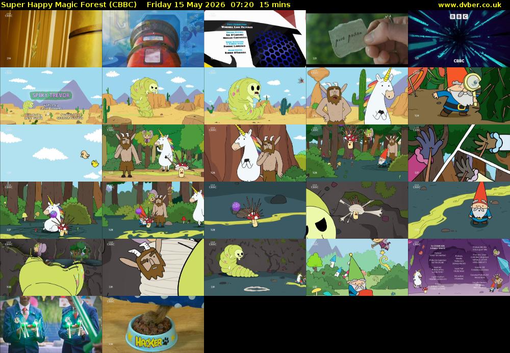 Super Happy Magic Forest (CBBC) Friday 15 May 2026 07:20 - 07:35