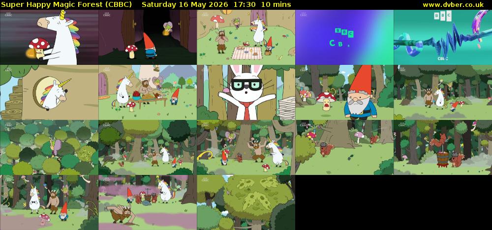 Super Happy Magic Forest (CBBC) Saturday 16 May 2026 17:30 - 17:40