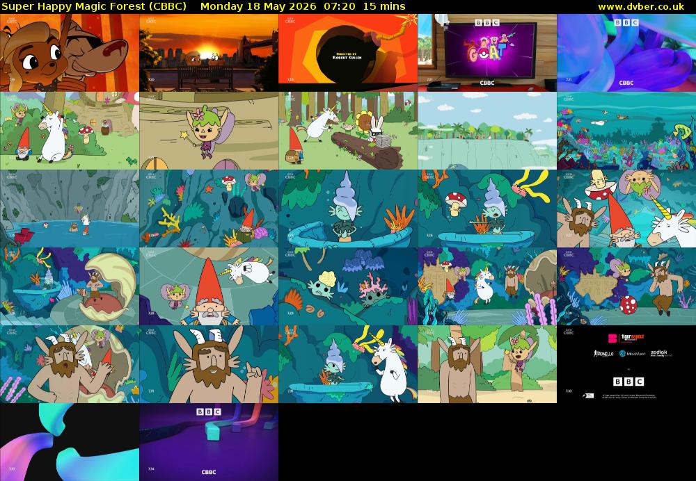 Super Happy Magic Forest (CBBC) Monday 18 May 2026 07:20 - 07:35