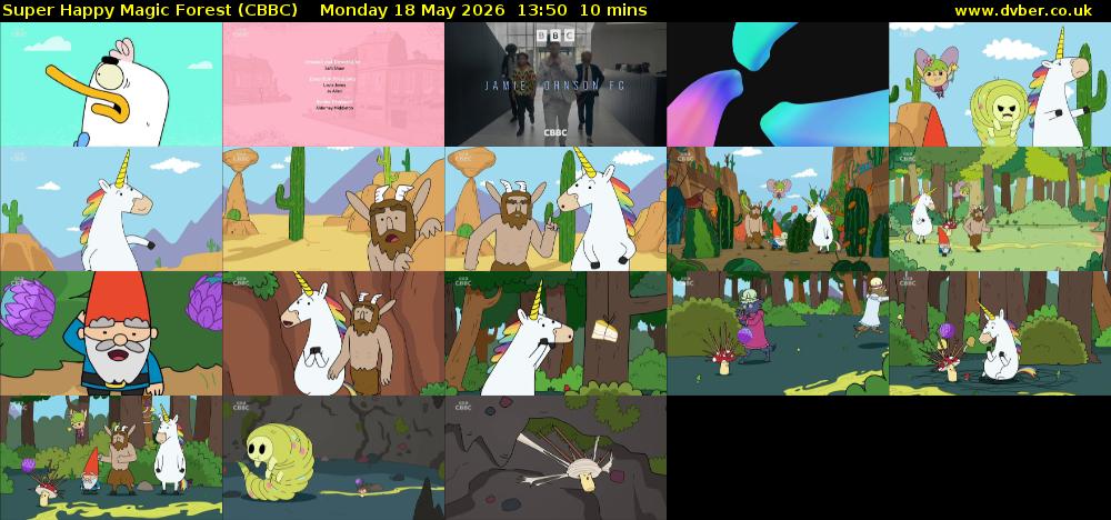 Super Happy Magic Forest (CBBC) Monday 18 May 2026 13:50 - 14:00