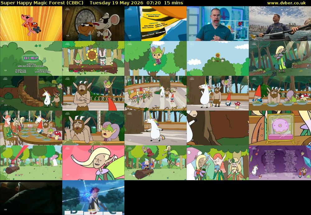 Super Happy Magic Forest (CBBC) Tuesday 19 May 2026 07:20 - 07:35