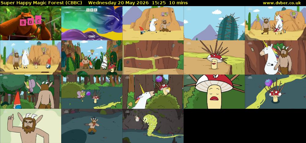 Super Happy Magic Forest (CBBC) Wednesday 20 May 2026 15:25 - 15:35