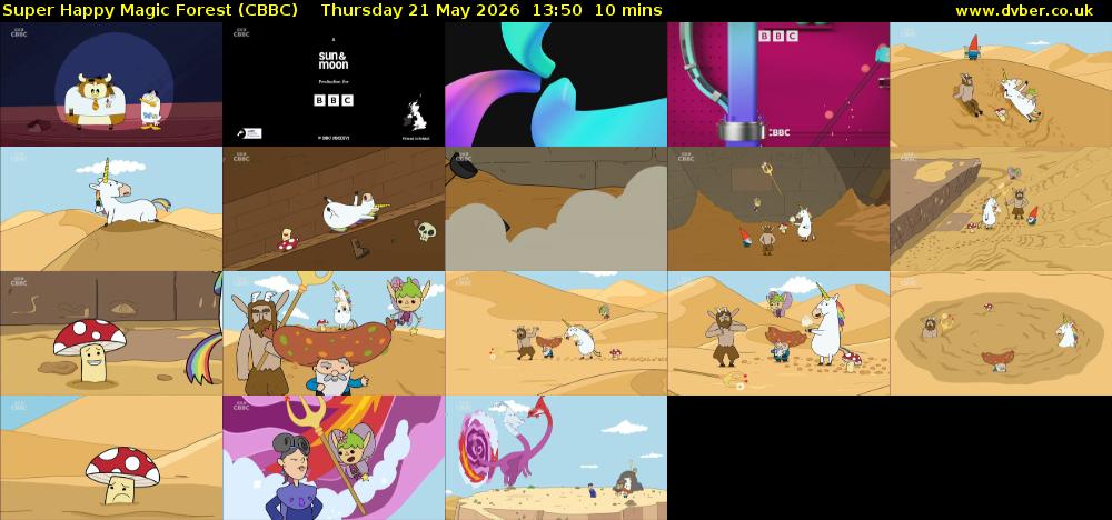Super Happy Magic Forest (CBBC) Thursday 21 May 2026 13:50 - 14:00