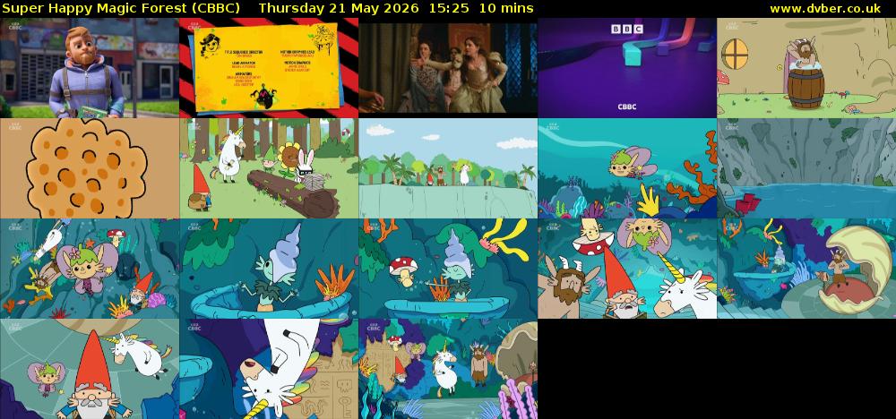 Super Happy Magic Forest (CBBC) Thursday 21 May 2026 15:25 - 15:35