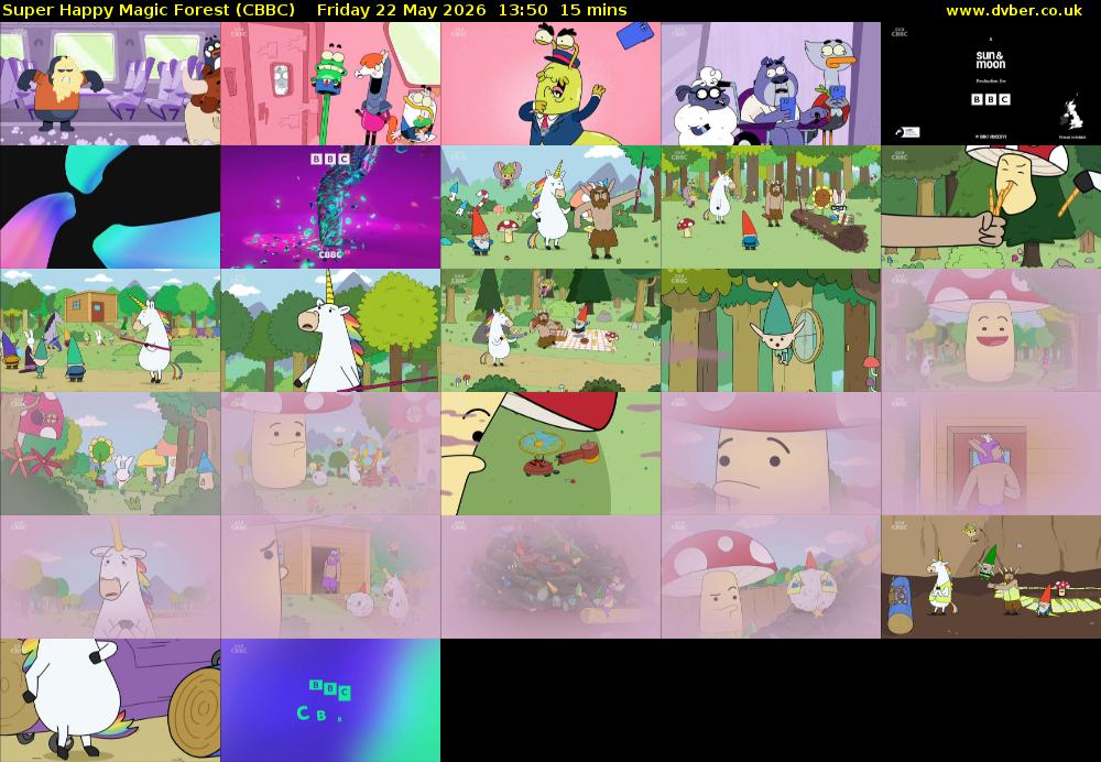Super Happy Magic Forest (CBBC) Friday 22 May 2026 13:50 - 14:05