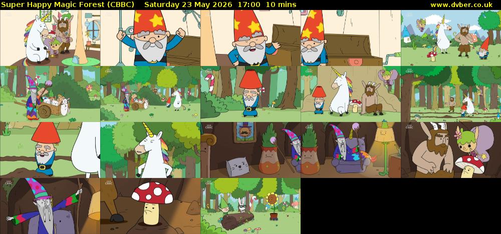 Super Happy Magic Forest (CBBC) Saturday 23 May 2026 17:00 - 17:10