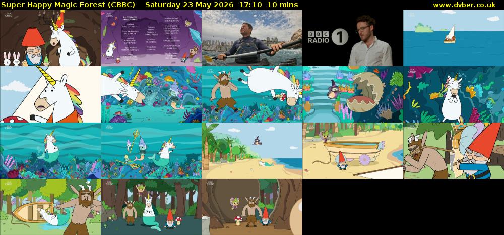 Super Happy Magic Forest (CBBC) Saturday 23 May 2026 17:10 - 17:20