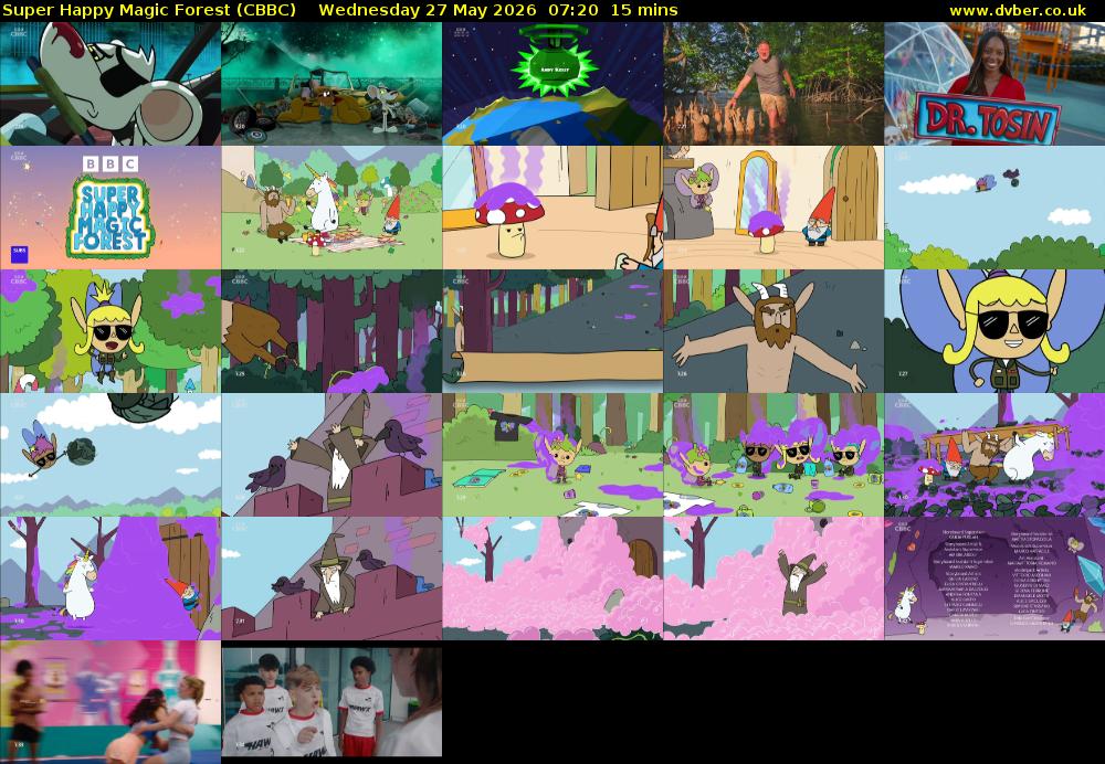 Super Happy Magic Forest (CBBC) Wednesday 27 May 2026 07:20 - 07:35
