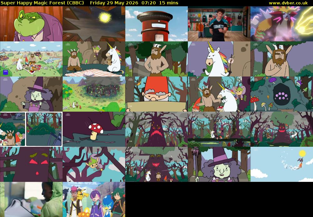 Super Happy Magic Forest (CBBC) Friday 29 May 2026 07:20 - 07:35