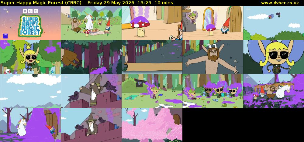 Super Happy Magic Forest (CBBC) Friday 29 May 2026 15:25 - 15:35