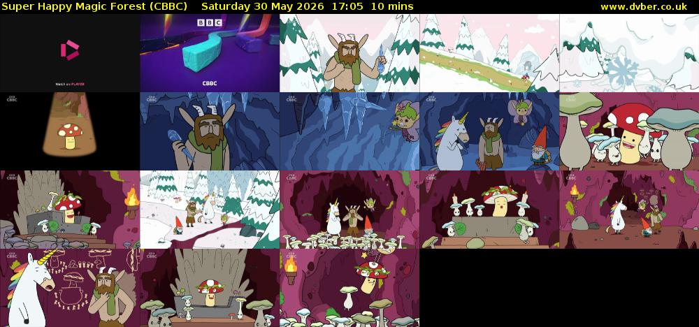 Super Happy Magic Forest (CBBC) Saturday 30 May 2026 17:05 - 17:15