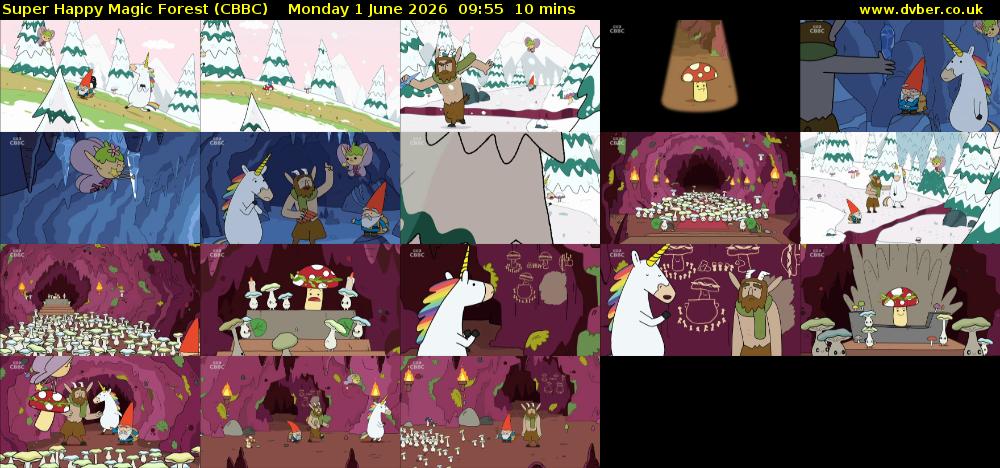 Super Happy Magic Forest (CBBC) Monday 1 June 2026 09:55 - 10:05
