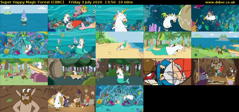 Super Happy Magic Forest (CBBC) Friday 3 July 2026 13:50 - 14:00