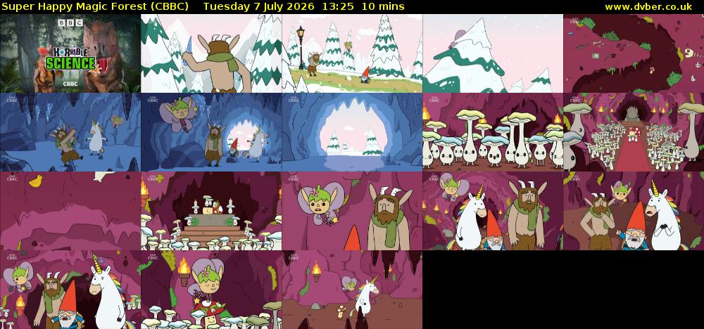 Super Happy Magic Forest (CBBC) Tuesday 7 July 2026 13:25 - 13:35