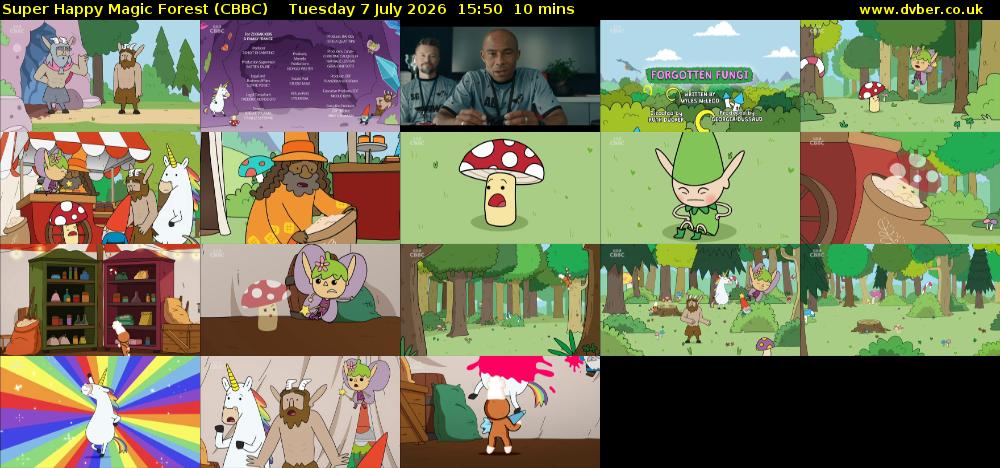 Super Happy Magic Forest (CBBC) Tuesday 7 July 2026 15:50 - 16:00