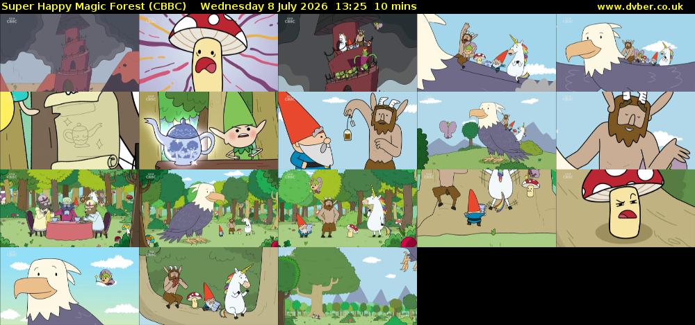 Super Happy Magic Forest (CBBC) Wednesday 8 July 2026 13:25 - 13:35