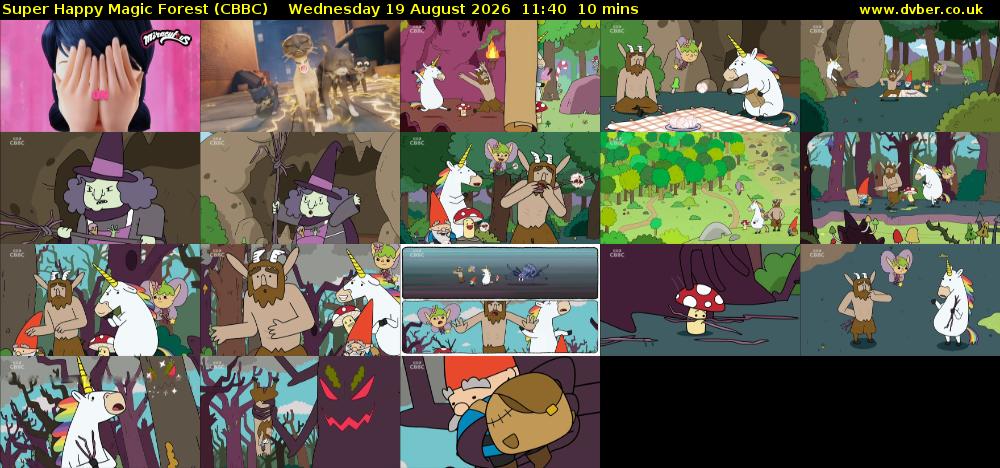 Super Happy Magic Forest (CBBC) Wednesday 19 August 2026 11:40 - 11:50