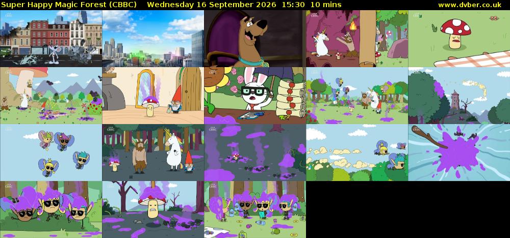 Super Happy Magic Forest (CBBC) Wednesday 16 September 2026 15:30 - 15:40