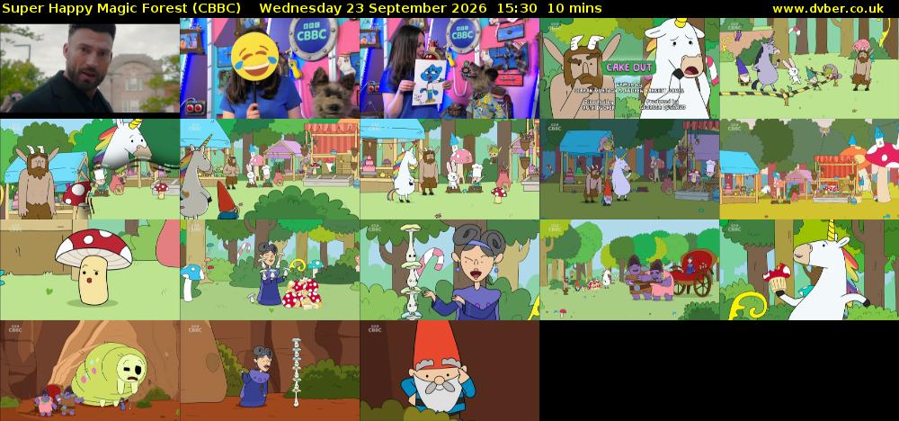 Super Happy Magic Forest (CBBC) Wednesday 23 September 2026 15:30 - 15:40