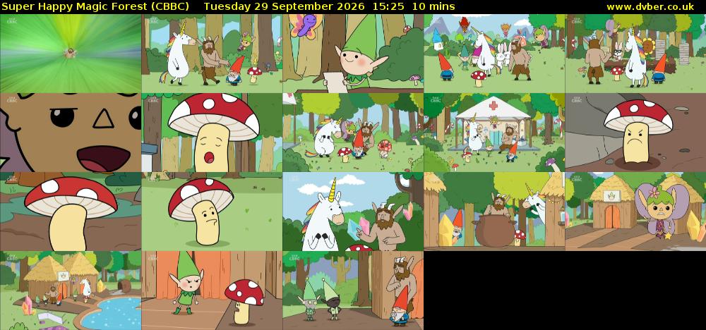 Super Happy Magic Forest (CBBC) Tuesday 29 September 2026 15:25 - 15:35