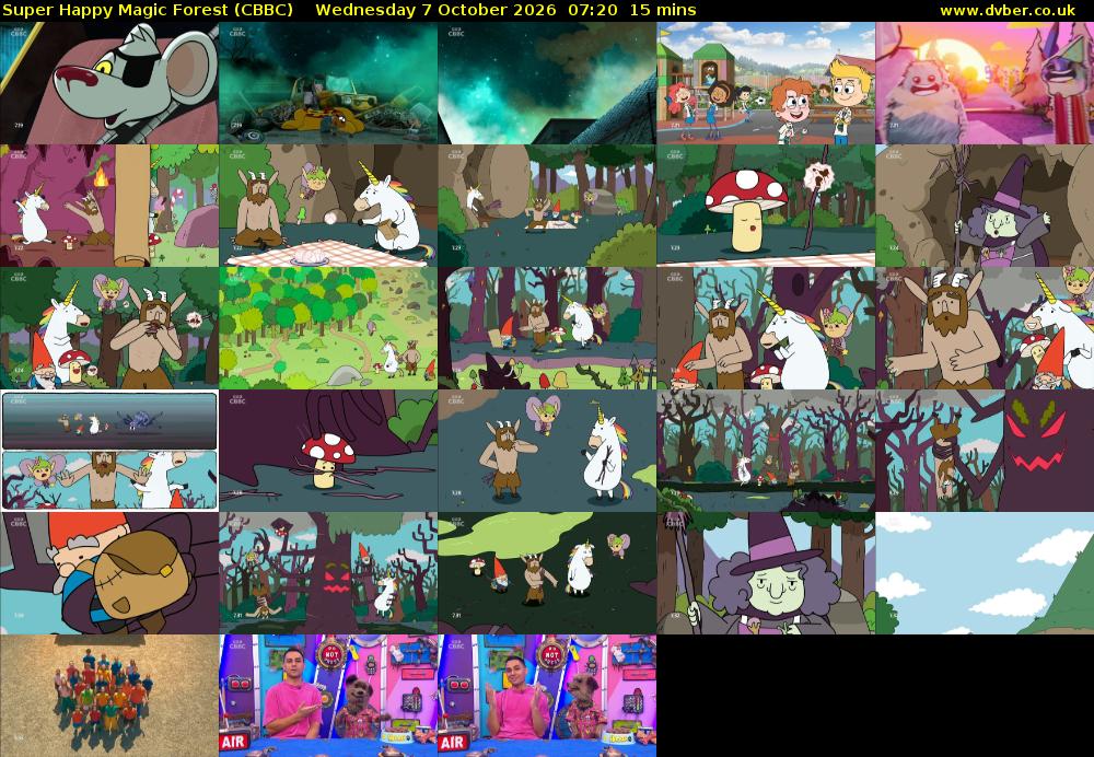 Super Happy Magic Forest (CBBC) Wednesday 7 October 2026 07:20 - 07:35