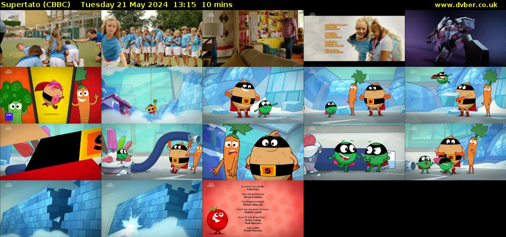 Supertato (CBBC) Tuesday 21 May 2024 13:15 - 13:25