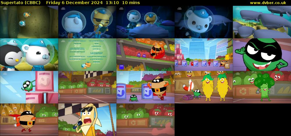 Supertato (CBBC) Friday 6 December 2024 13:10 - 13:20