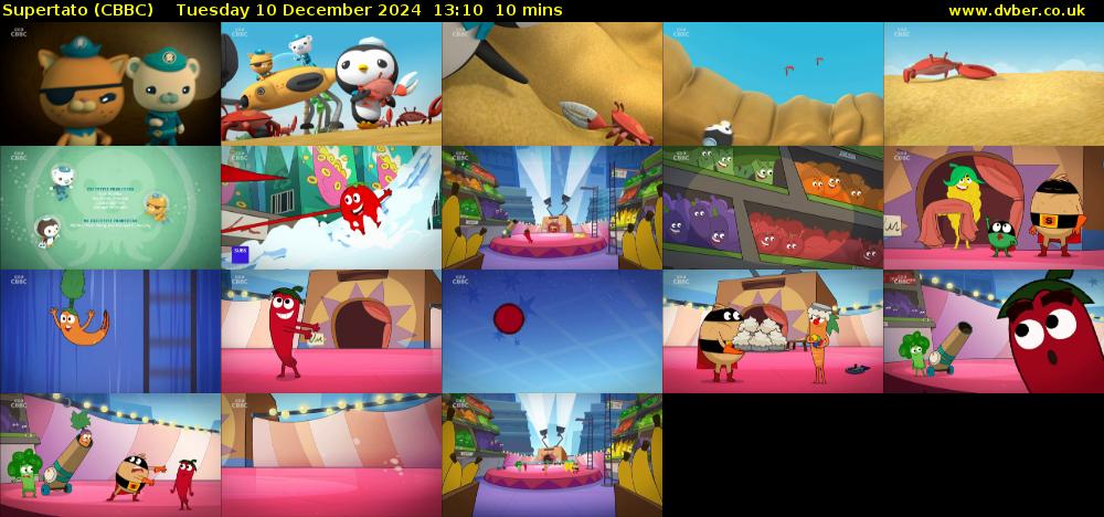 Supertato (CBBC) Tuesday 10 December 2024 13:10 - 13:20