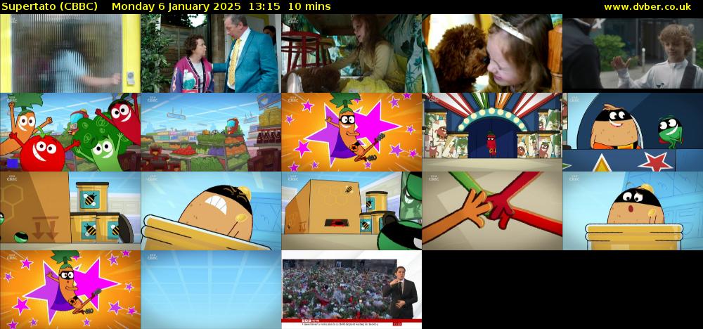 Supertato (CBBC) Monday 6 January 2025 13:15 - 13:25