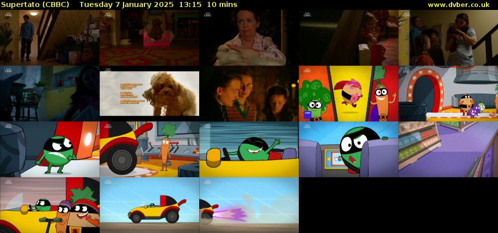 Supertato (CBBC) Tuesday 7 January 2025 13:15 - 13:25