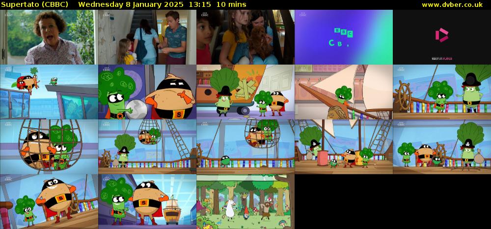 Supertato (CBBC) Wednesday 8 January 2025 13:15 - 13:25
