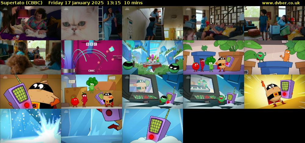 Supertato (CBBC) Friday 17 January 2025 13:15 - 13:25