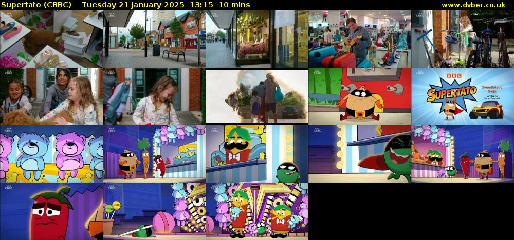 Supertato (CBBC) Tuesday 21 January 2025 13:15 - 13:25