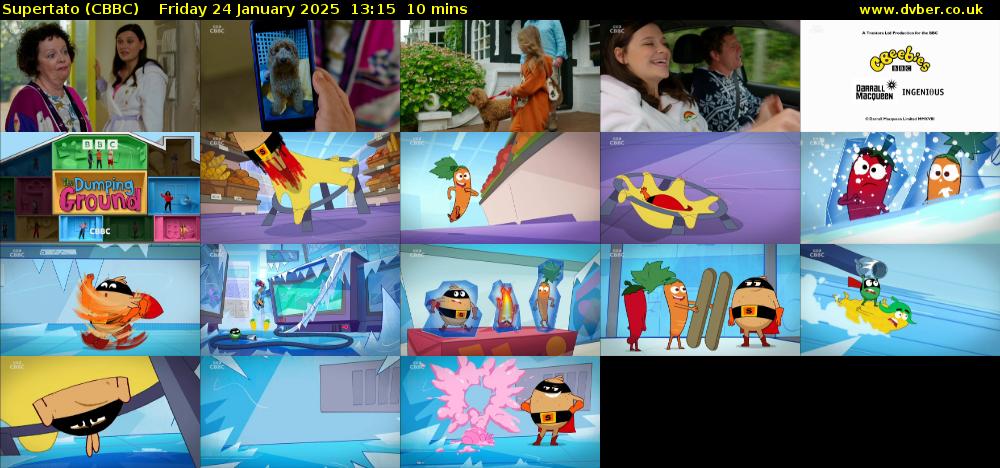 Supertato (CBBC) Friday 24 January 2025 13:15 - 13:25