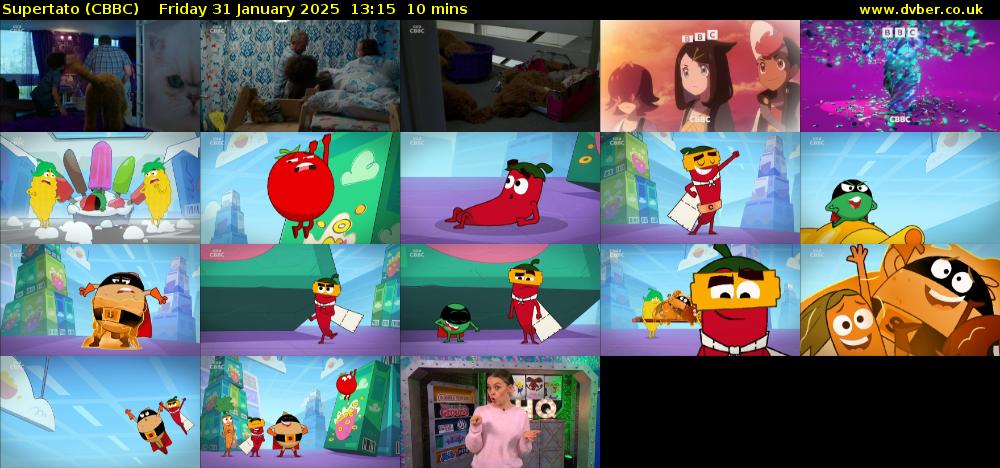 Supertato (CBBC) Friday 31 January 2025 13:15 - 13:25