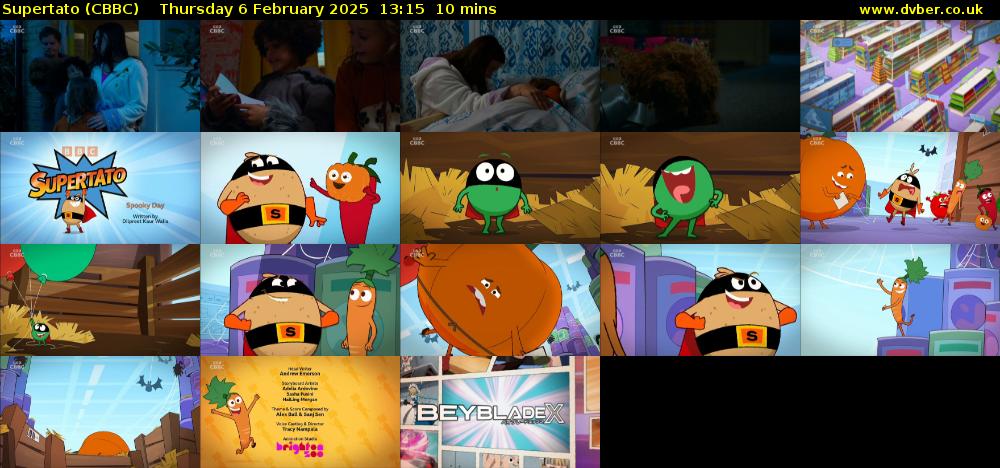 Supertato (CBBC) Thursday 6 February 2025 13:15 - 13:25