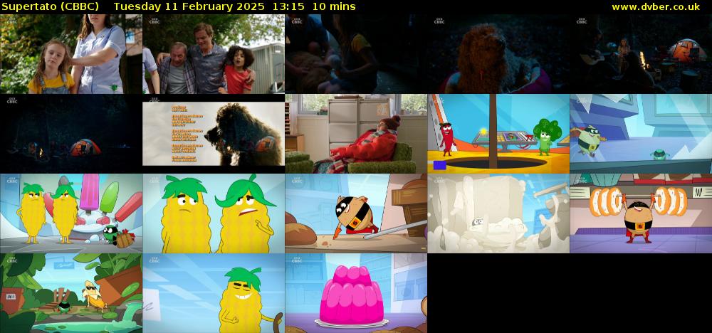 Supertato (CBBC) Tuesday 11 February 2025 13:15 - 13:25
