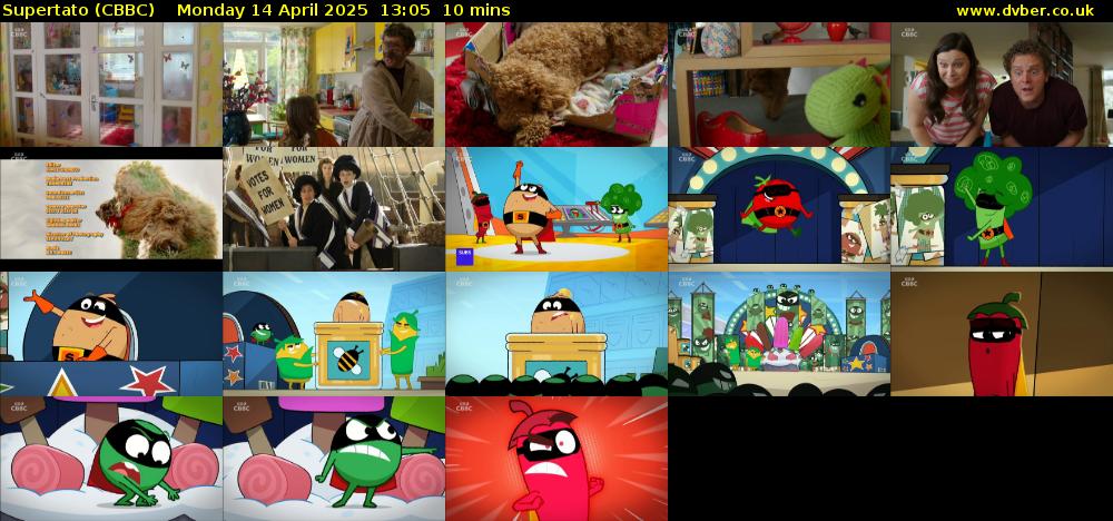 Supertato (CBBC) Monday 14 April 2025 13:05 - 13:15