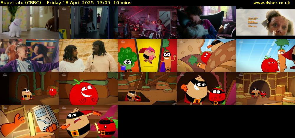Supertato (CBBC) Friday 18 April 2025 13:05 - 13:15